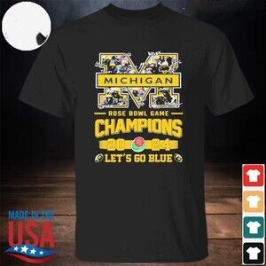Michigan Wolverines Football Rose Bowl Game Champions Tshirt